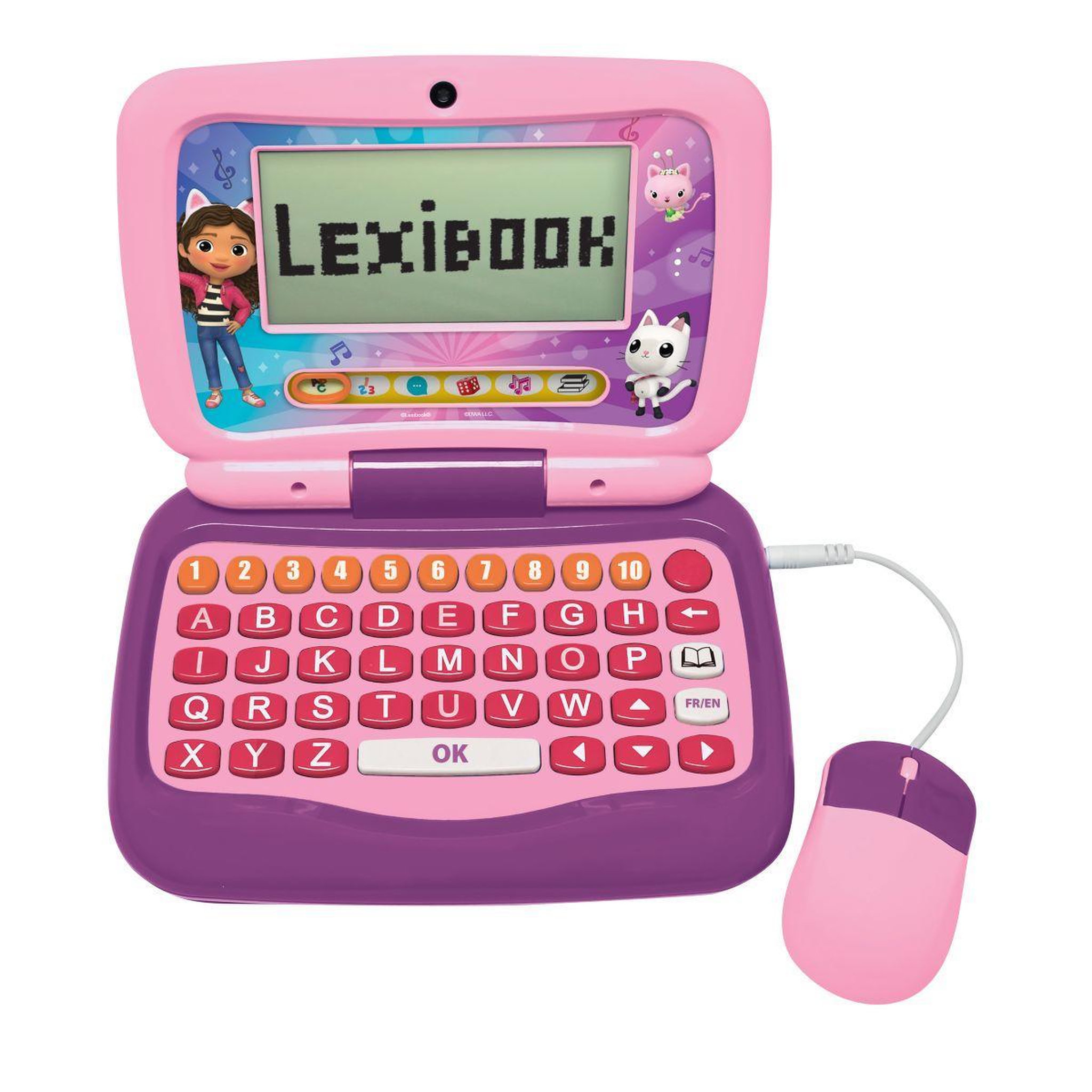 Lexibook Mon premier ordinateur éducatif Gabby et la Maison Magique (EN/FR)