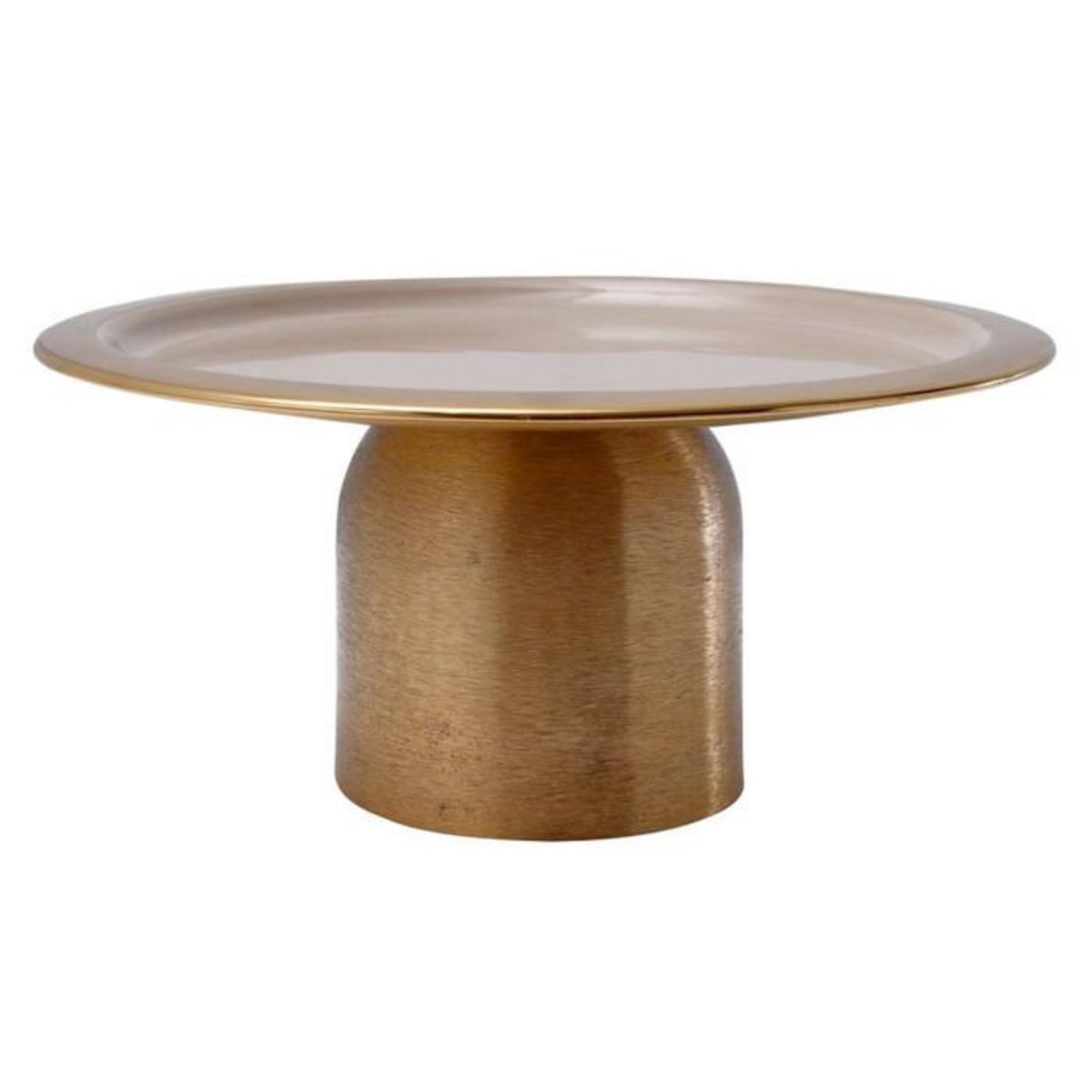 Paris Prix Plat de Présentation Design  Leca  29cm Or & Taupe