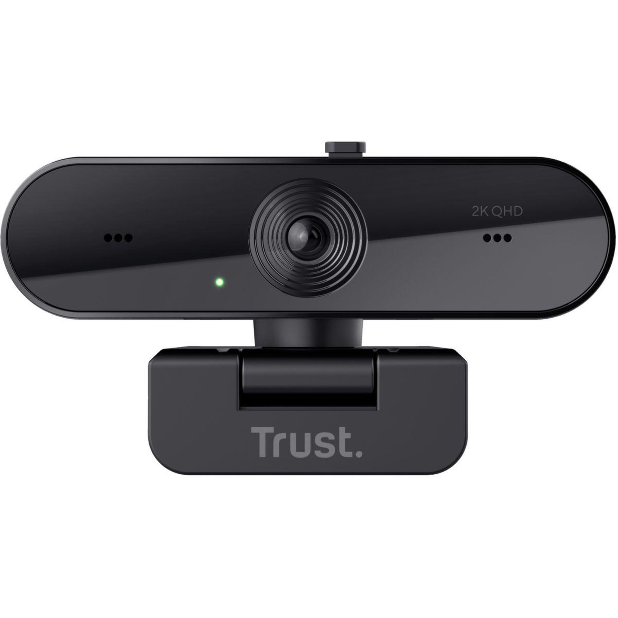 Voir la diapositive 2 : Trust Webcam 2k qhd taxon noir