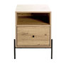 Voir la diapositive 2 : Paris Prix Table de Chevet 1 Tiroir  Ali  60cm Naturel