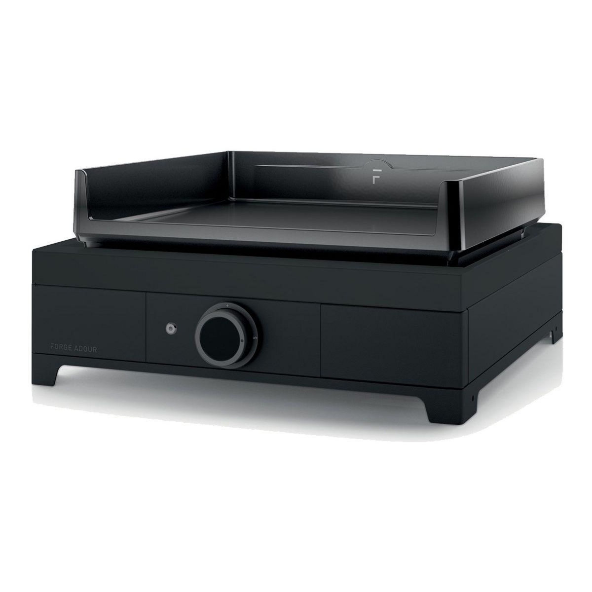 FORGE ADOUR Plancha électrique Modern E 45 A N fonte émaillée à poser, 43.5x42 cm