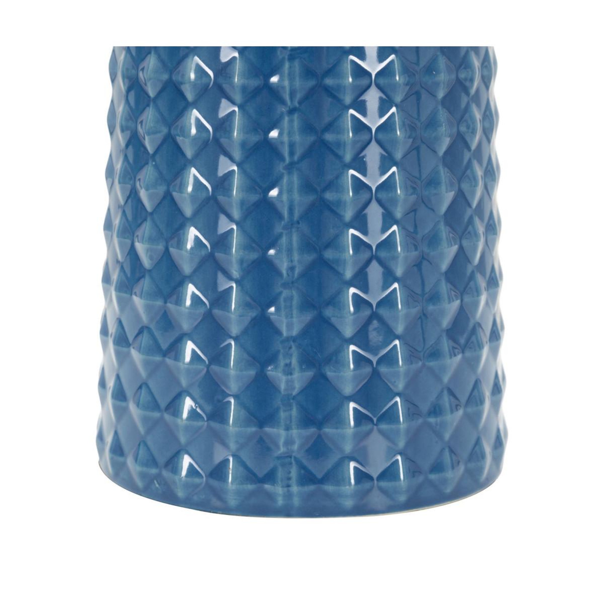 Voir la diapositive 4 : Paris Prix Lampe à poser en céramique  gliss  52cm bleu