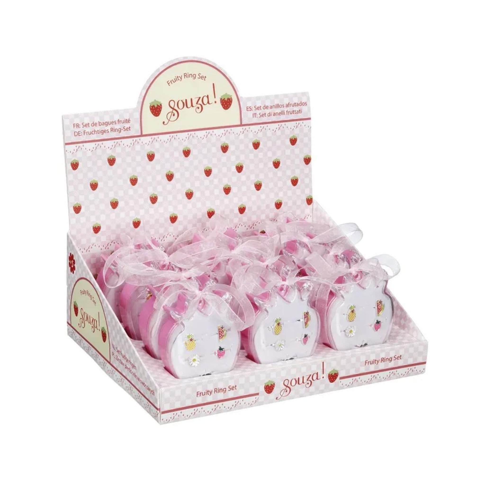 Voir la diapositive 3 : SOUZA Boite cadeau bagues fruits - Souza
