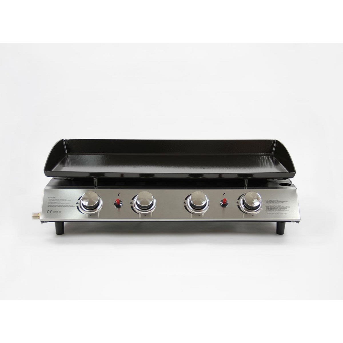 JARDIDECO Plancha gaz Prato 4 brûleurs - Jardideco