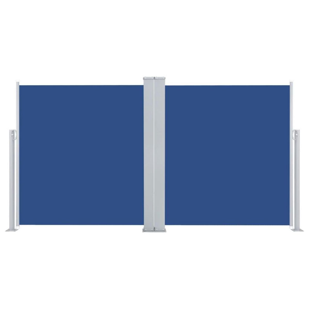 VIDAXL Auvent lateral retractable Bleu 160 x 600 cm