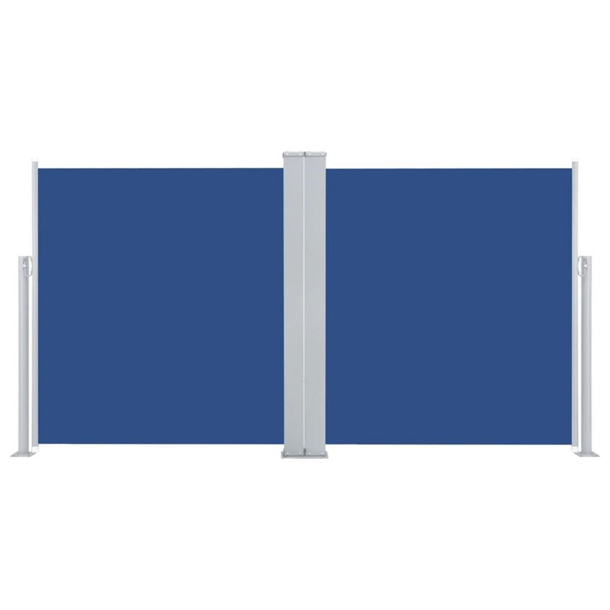 VIDAXL Auvent lateral retractable Bleu 160 x 600 cm