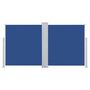 Voir la diapositive 2 : VIDAXL Auvent lateral retractable Bleu 160 x 600 cm