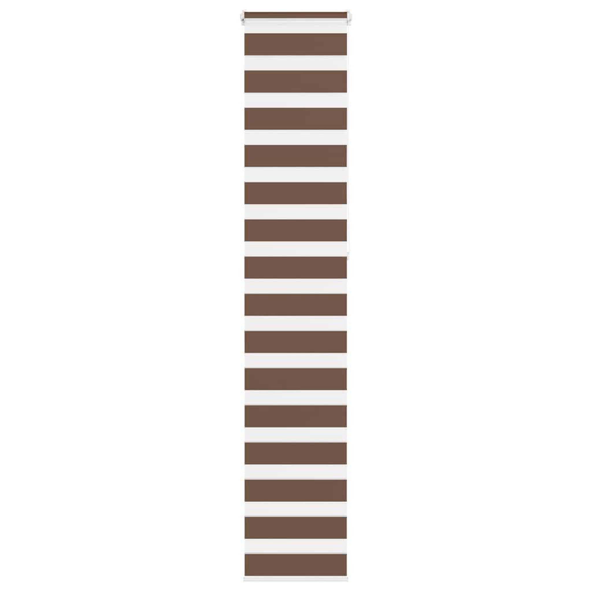 VIDAXL Store zebre marron 45x230 cm largeur du tissu 40,9 cm polyester
