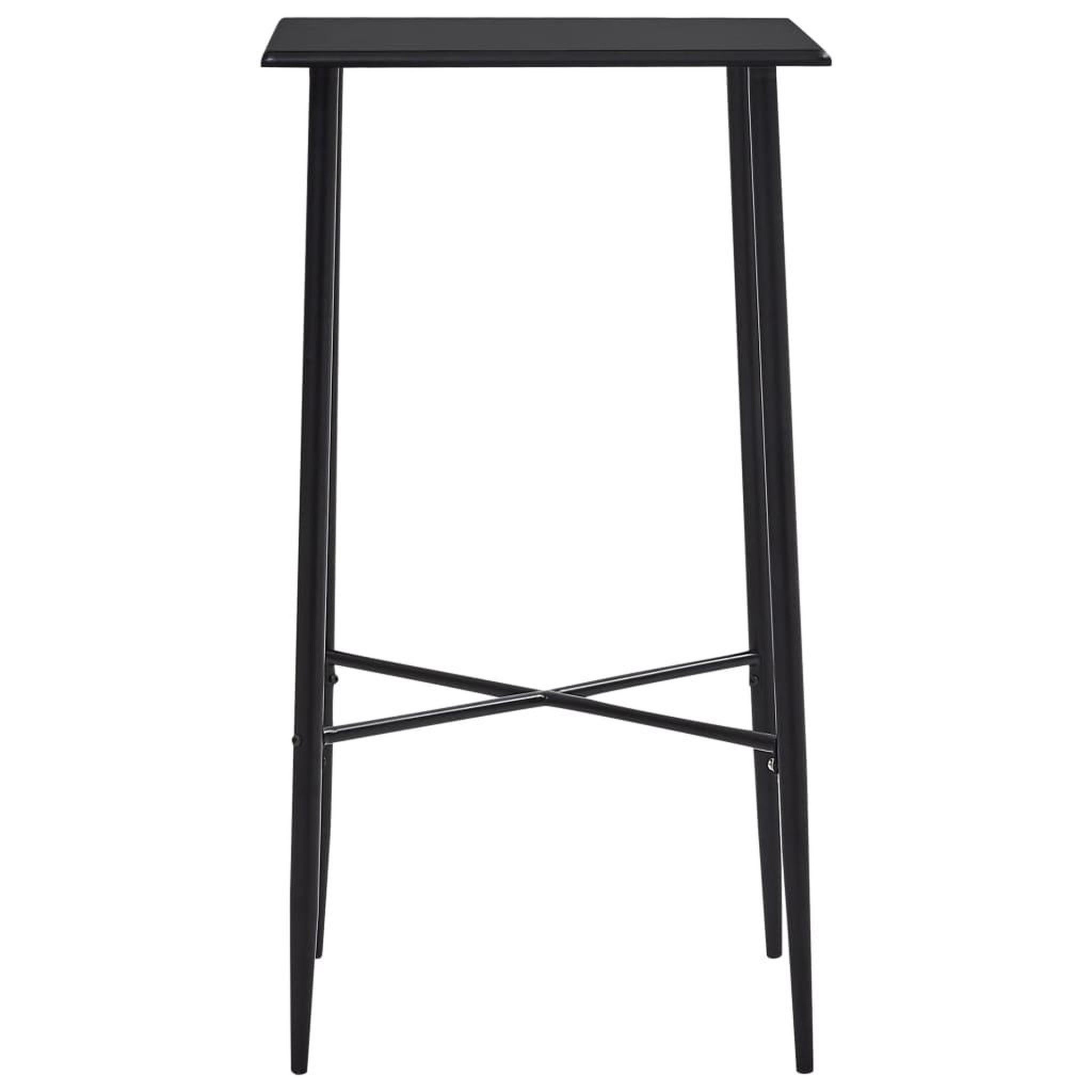 Voir la diapositive 3 : VIDAXL Ensemble de bar 5 pcs Tissu Noir