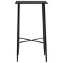 Voir la diapositive 3 : VIDAXL Ensemble de bar 5 pcs Tissu Noir