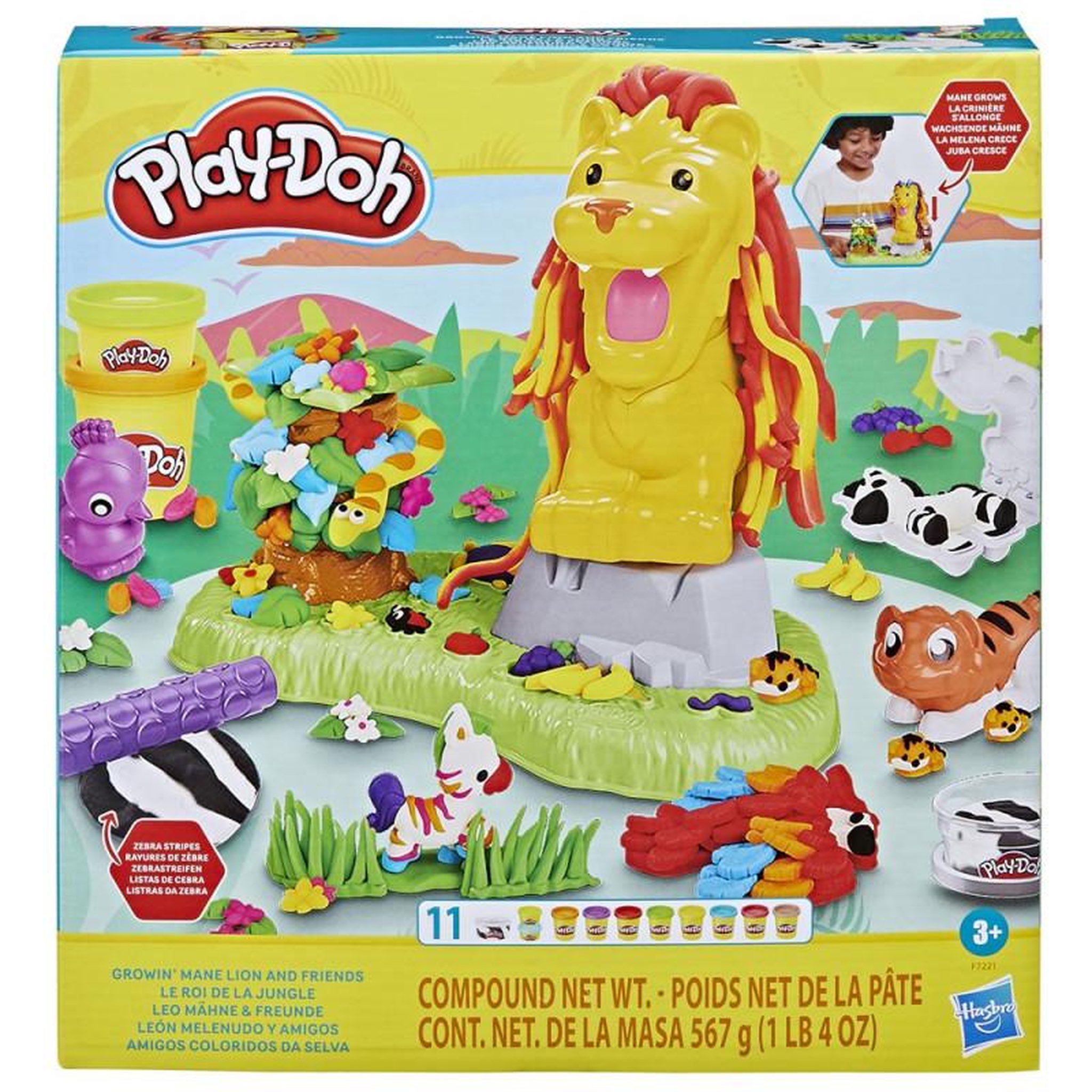 PLAYDOH Pâte à modeler Play Doh Le roi de la jungle
