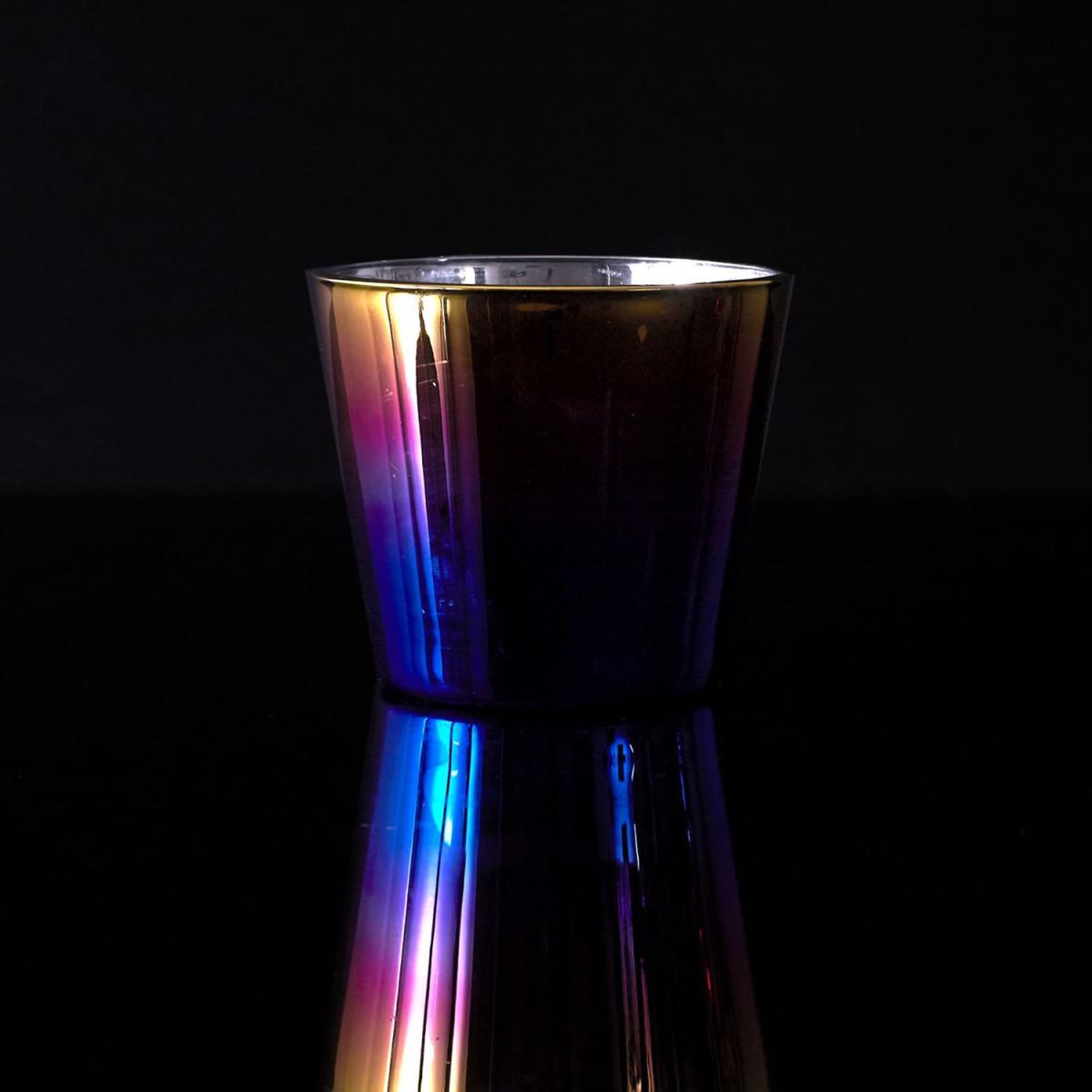 Voir la diapositive 6 : The Home Deco Factory Bougie parfumée  electroplate  9cm rêve poudré