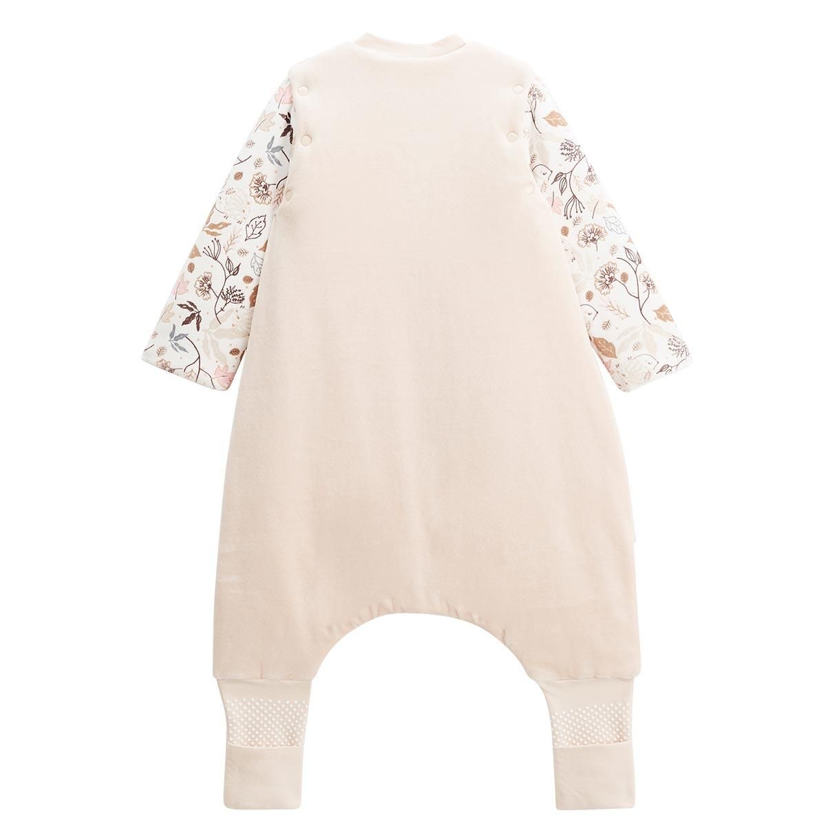 Petit Béguin Turbulette d'hiver en velours avec pieds retroussables et manches amovibles Chincha