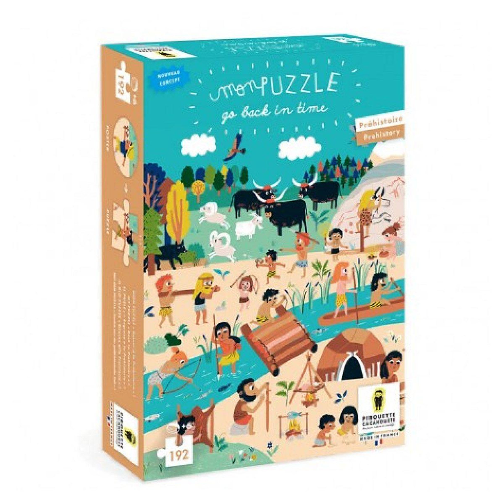 PIROUETTE CACAHOUETE Mon puzzle - prehistoire - back in time