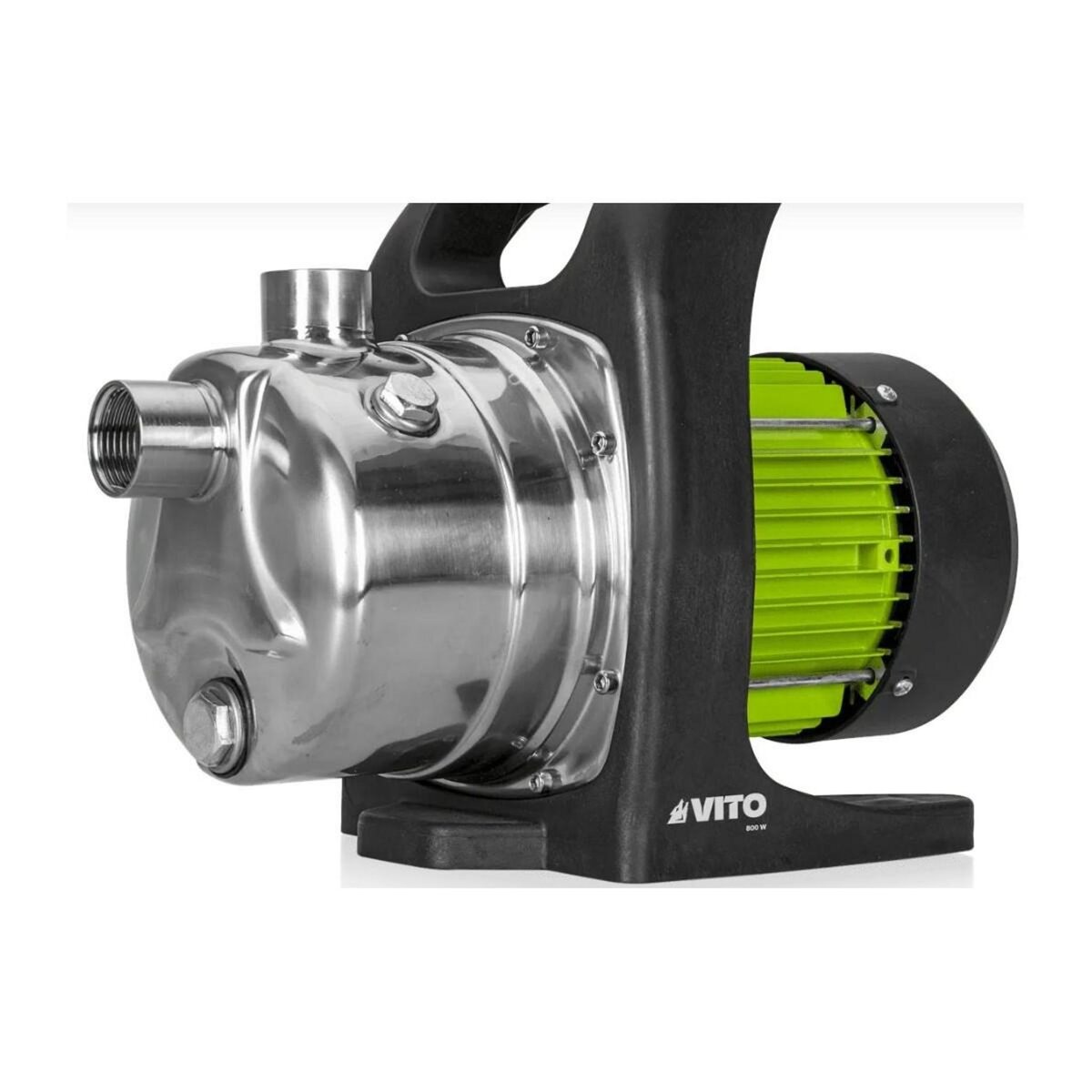 VITO Motopompe à évacuation eau 800W Pompe d'arrosage jardin 3000 L/h Pompe transfert eau claire Particules 1mm max VITO