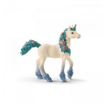 Schleich Figurine Licorne aux fleurs, poulain