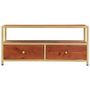 Voir la diapositive 3 : VIDAXL Table basse 90 x 50 x 40 cm Bois d'acacia massif
