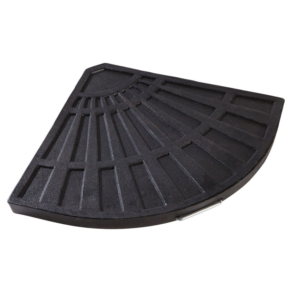 GARDENSTAR Dalle de parasol excentrée - Résine - Noir