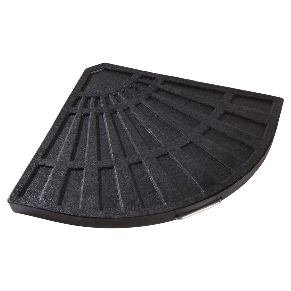 GARDENSTAR Dalle de parasol excentrée - Résine - Noir