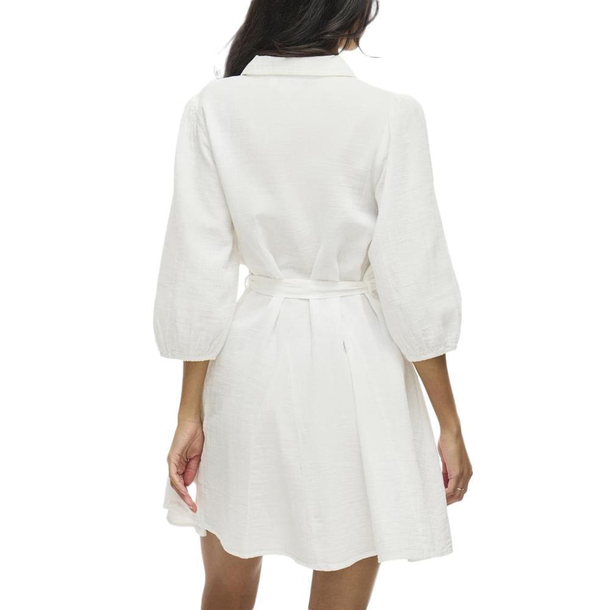 Voir la diapositive 2 : Vila Robe Blanche Femme Vila Lania