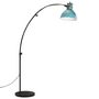 Voir la diapositive 2 : VIDAXL Lampadaire 25 W bleu delave 150 cm E27