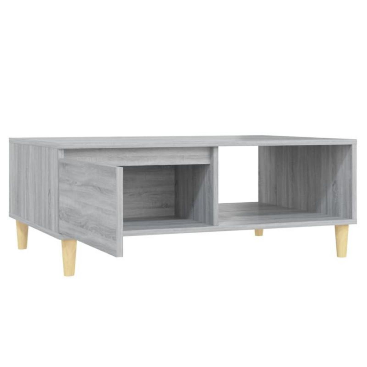 VIDAXL Table basse sonoma gris 90x60x35 cm bois d ingénierie