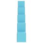 VIDAXL Armoire de rangement pour enfants avec 15 cubes Bleu PP