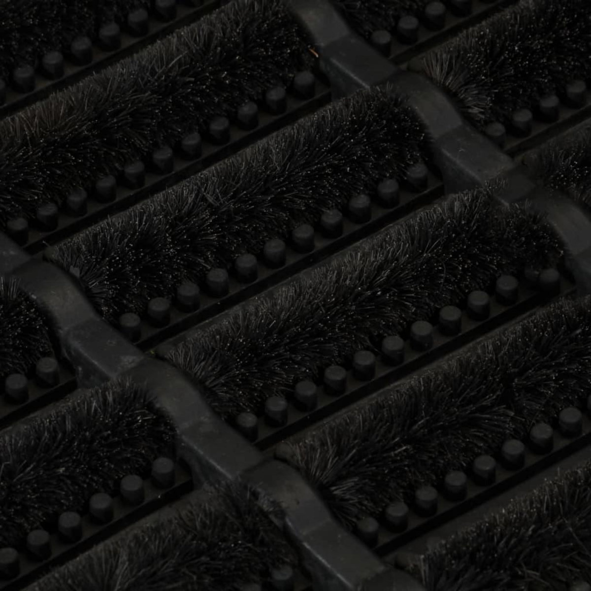 VIDAXL Paillasson rectangulaire 45x75 cm caoutchouc et fibre de coco