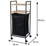 Voir la diapositive 3 : Bathroom Solutions Bathroom Solutions Support de rangement et 2 etageres panier a linge