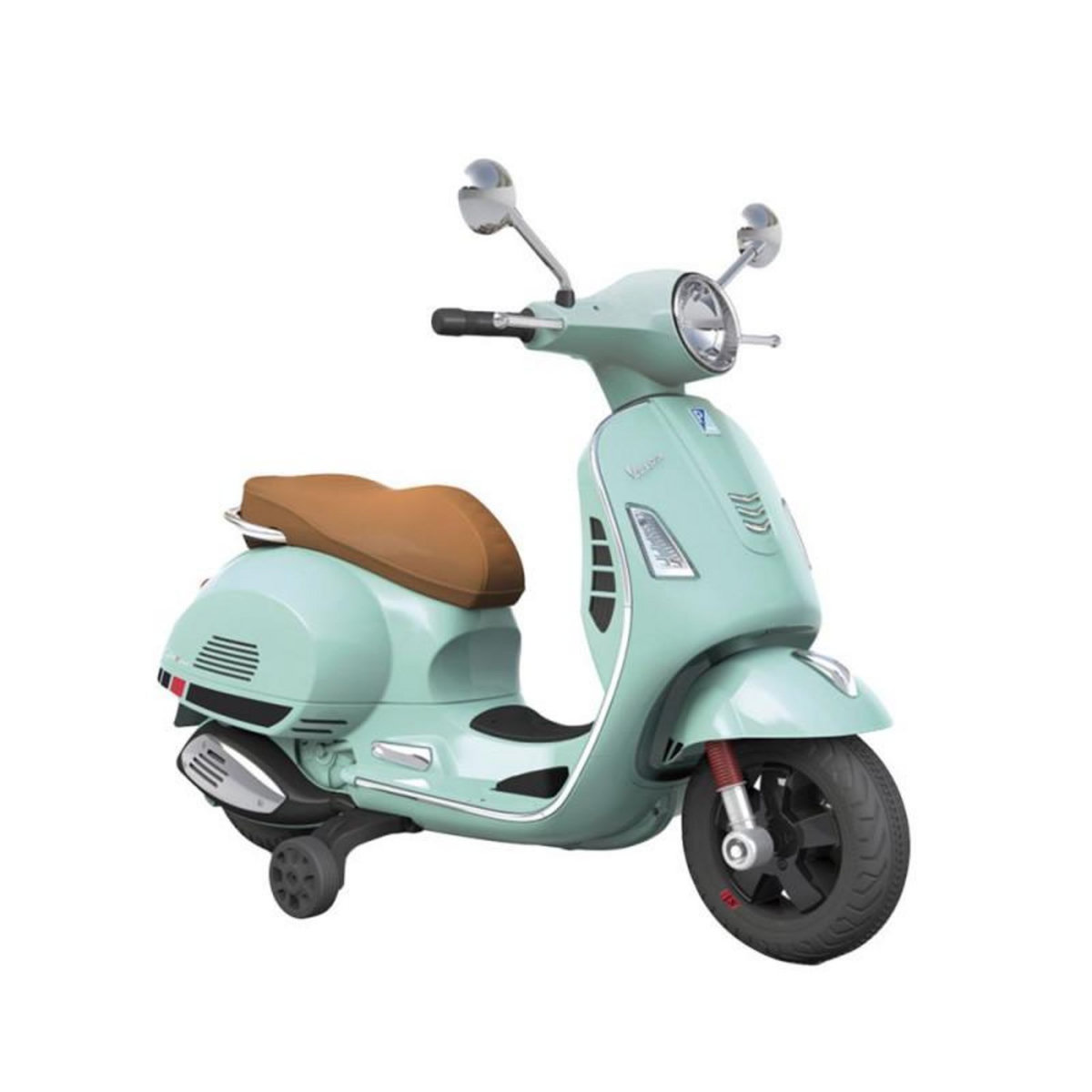 TURBO CHALLENGE Porteur Turbo Challenge Vespa avec siege en cuir Vert d eau