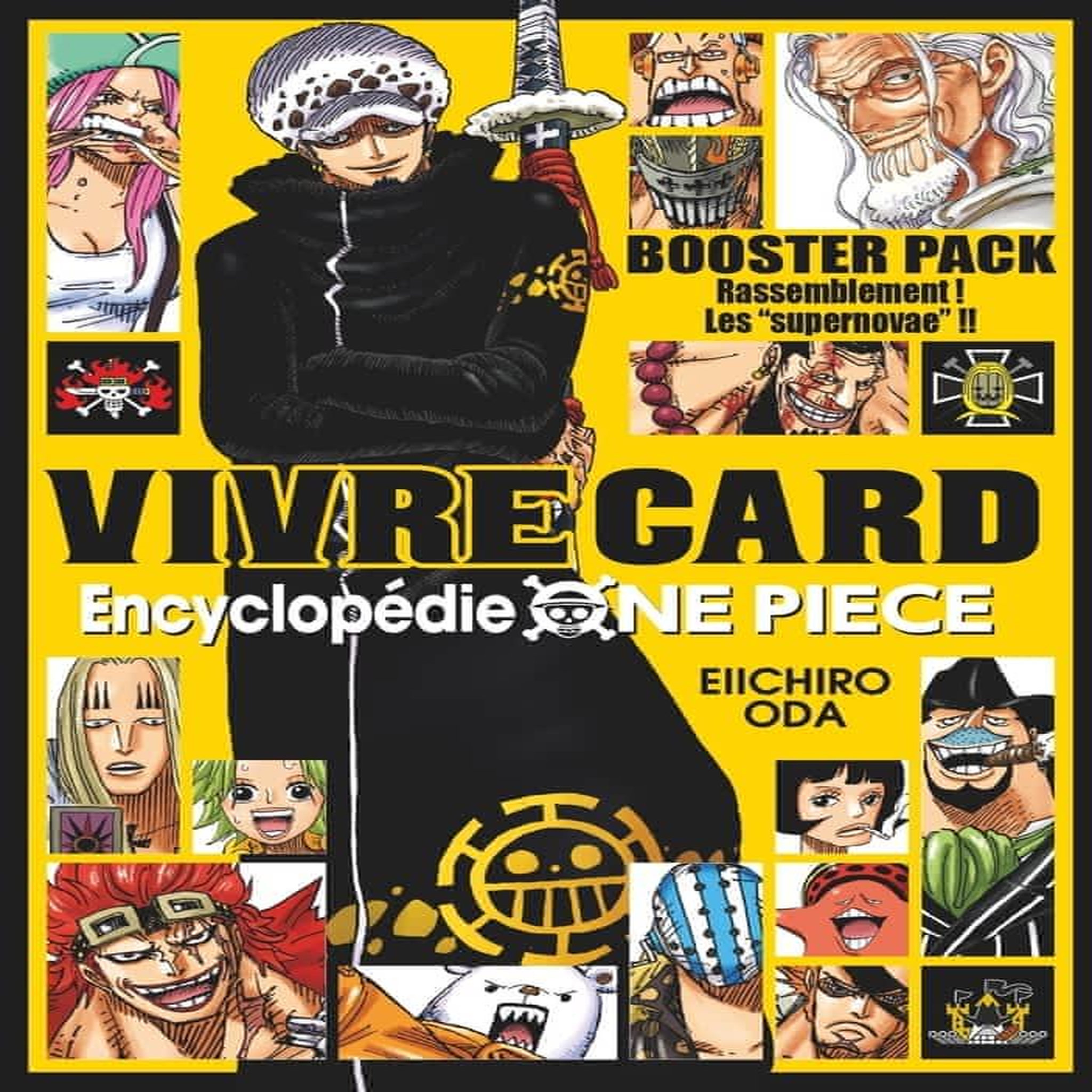 VIVRE CARDS - ENCYCLOPEDIE ONE PIECE. BOOSTER PACK 02 - RASSEMBLEMENT ! LES  SUPERNOVAE  !!, Oda Eiichirô