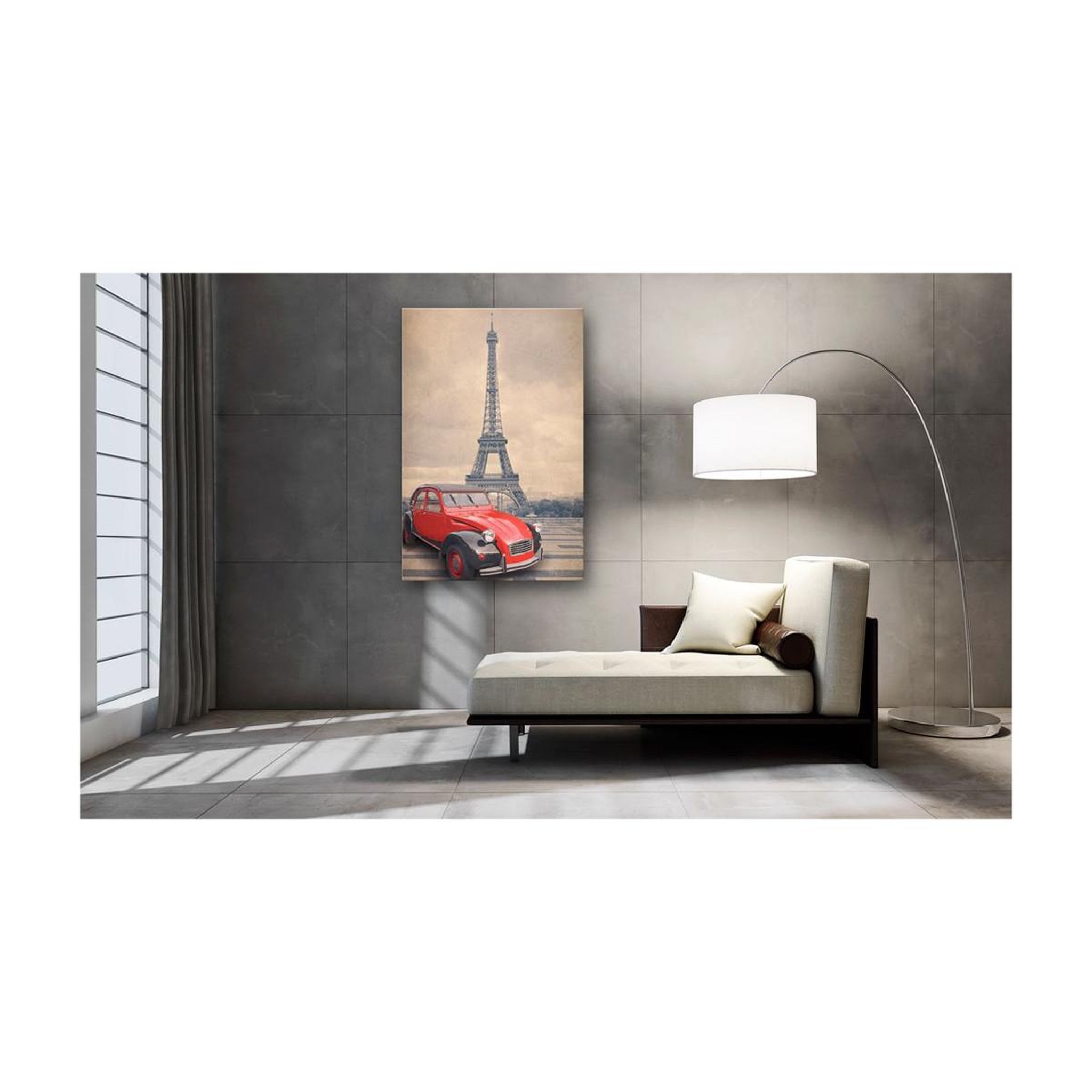Voir la diapositive 2 : Paris Prix Tableau Imprimé  Retro Paris