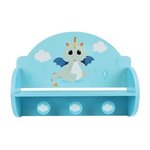 Fun House FUN HOUSE Leon le Dragon 713338 ETAGERE PORTEMANTEAU Dimensions : +- H. 33 x L. 46 x P. 15 cm pour enfant