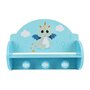 Voir la diapositive 1 : Fun House FUN HOUSE Leon le Dragon 713338 ETAGERE PORTEMANTEAU Dimensions : +- H. 33 x L. 46 x P. 15 cm pour enfant