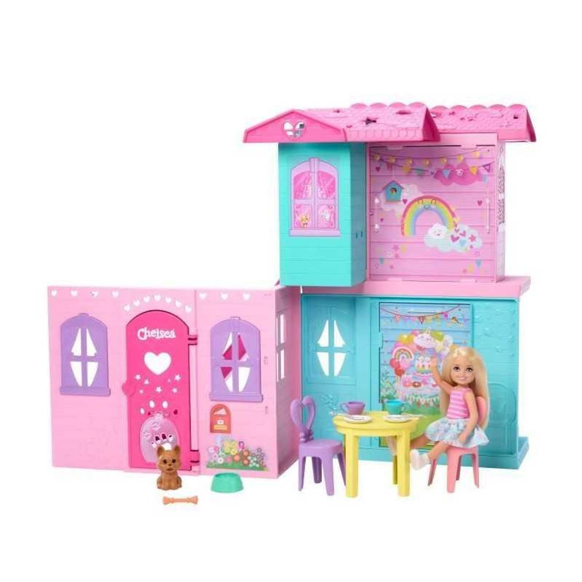 BARBIE Barbie - Coffret La maison transformable de Chelsea - Avec accessoires - Barbie - JFW49