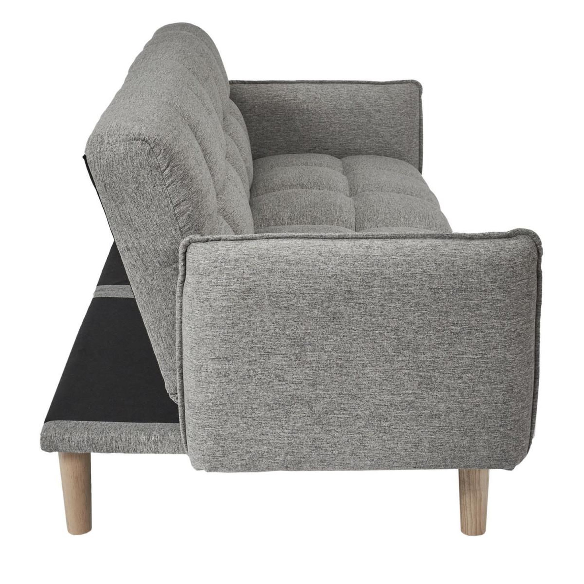 Voir la diapositive 4 : The Home Deco Factory Canapé convertible  dream  195cm gris
