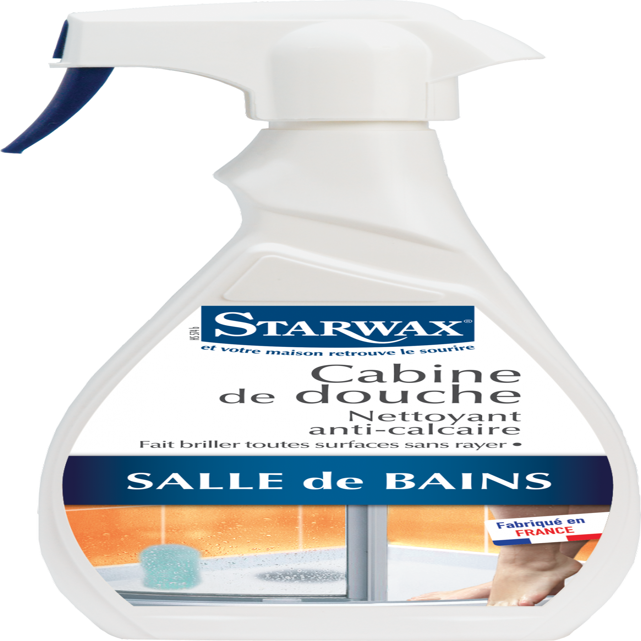 Starwax Nettoyant anti-calcaire cabine de douche STARWAX 0.5 l