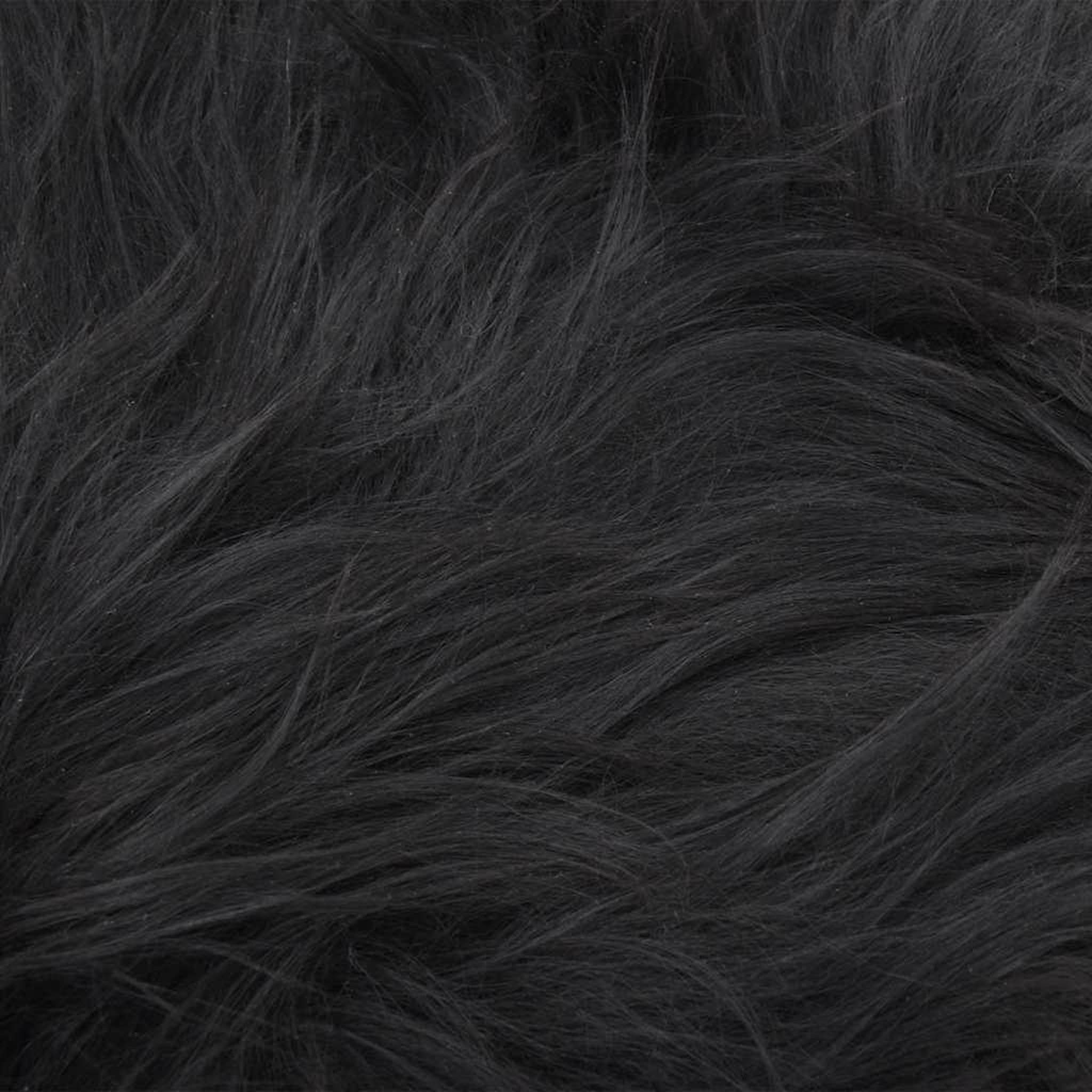 Voir la diapositive 4 : VIDAXL Housse de chaise en peau de mouton islandaise Noir 70x110 cm