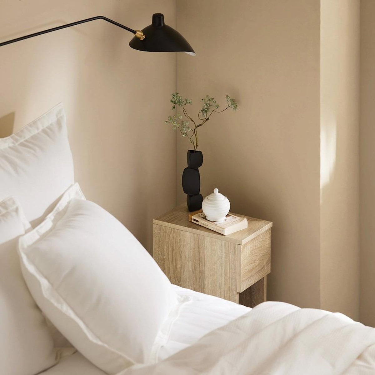 SOBUY SoBuy - Table De Chevet à un tiroir - Nordique - FBT111