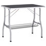 Voir la diapositive 5 : VIDAXL Table de toilettage reglable de chiens avec 2 boucles et panier