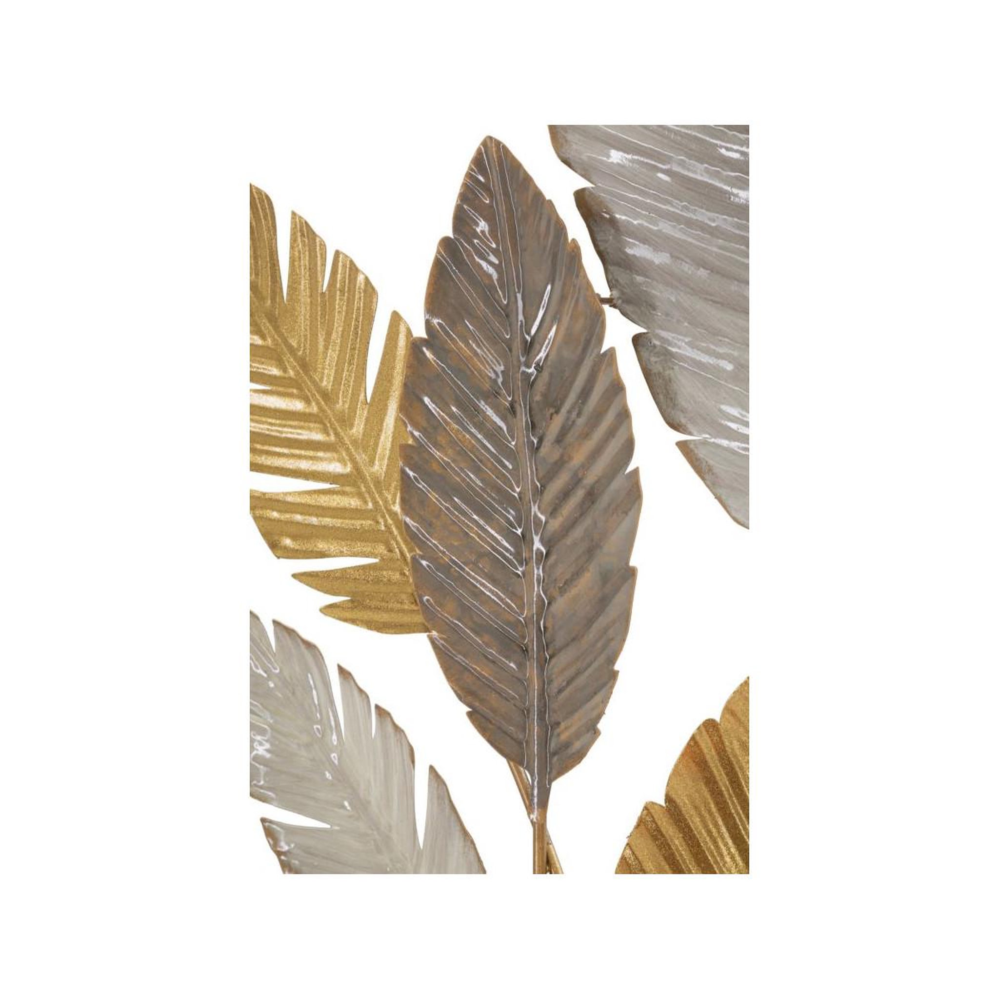 Voir la diapositive 4 : Paris Prix Décoration murale en métal  palmy  93cm multicolore