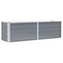 Voir la diapositive 2 : VIDAXL Lit sureleve de jardin Acier galvanise 160x40x45 cm Gris