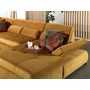 Voir la diapositive 3 : LISA DESIGN Vermont - canapé panoramique d'angle gauche - 7 places - xxl - en velours