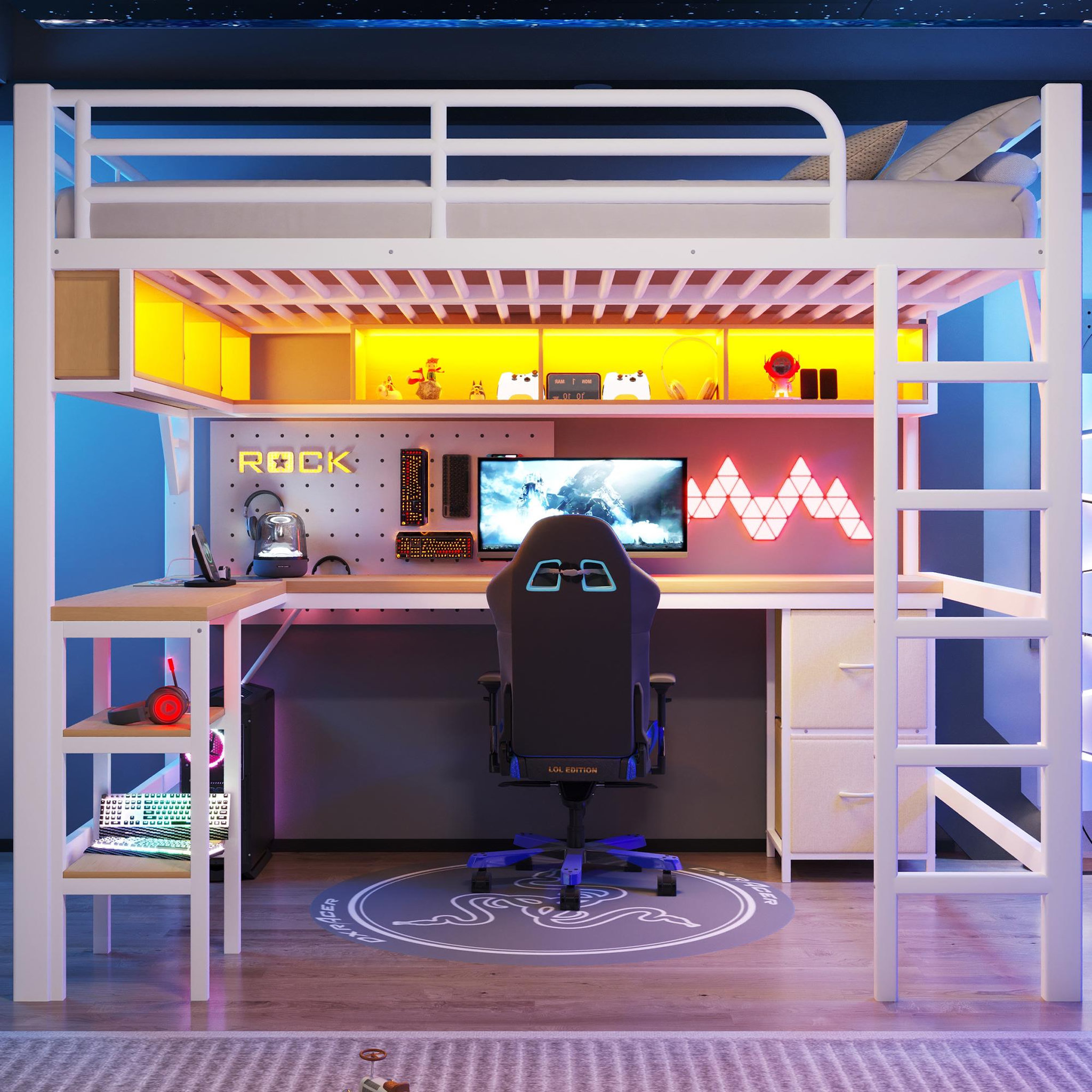 Voir la diapositive 2 : MERAX Lit mezzanine