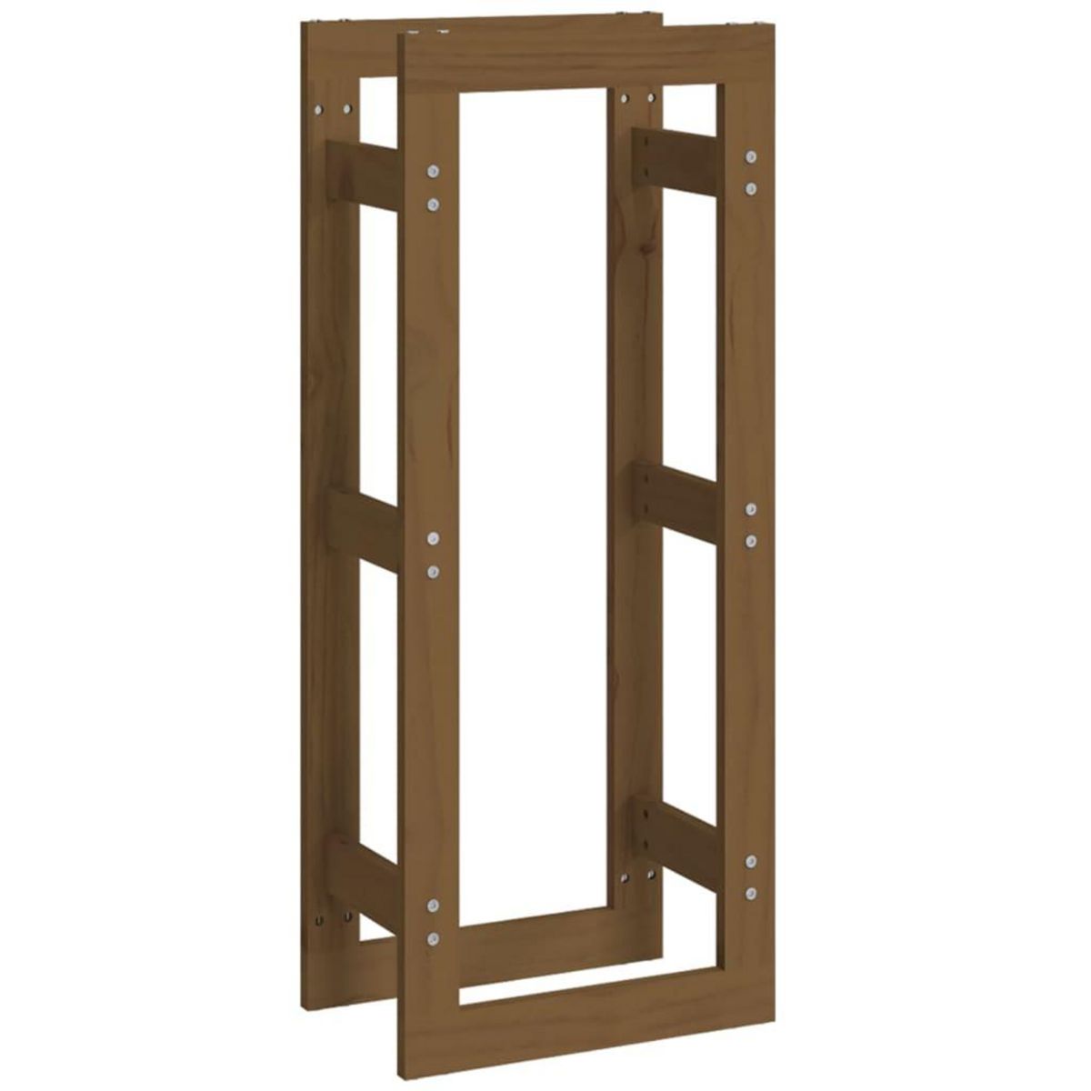 VIDAXL Support de bois de chauffage Marron miel 41x25x100cm Pin massif
