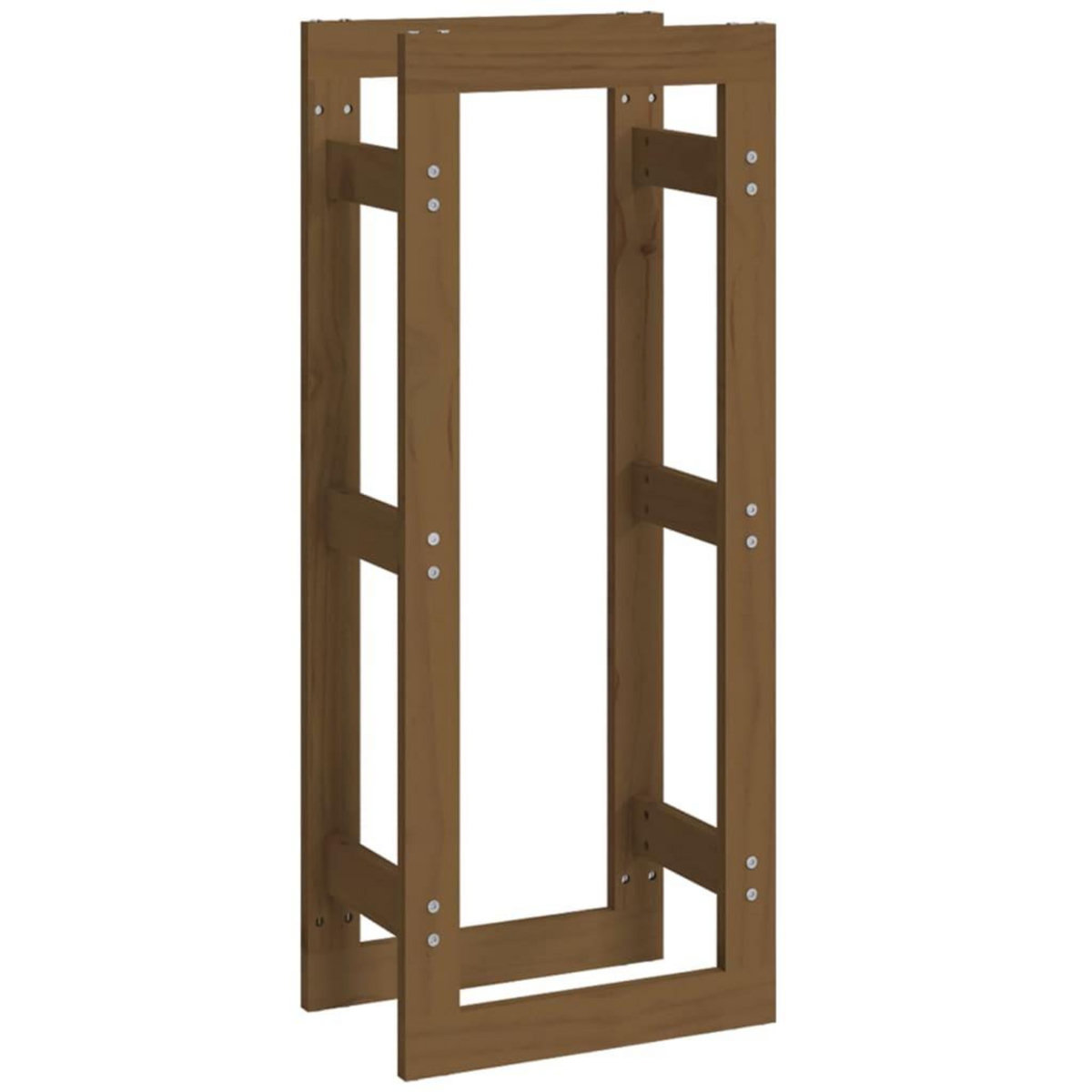 VIDAXL Support de bois de chauffage Marron miel 41x25x100cm Pin massif