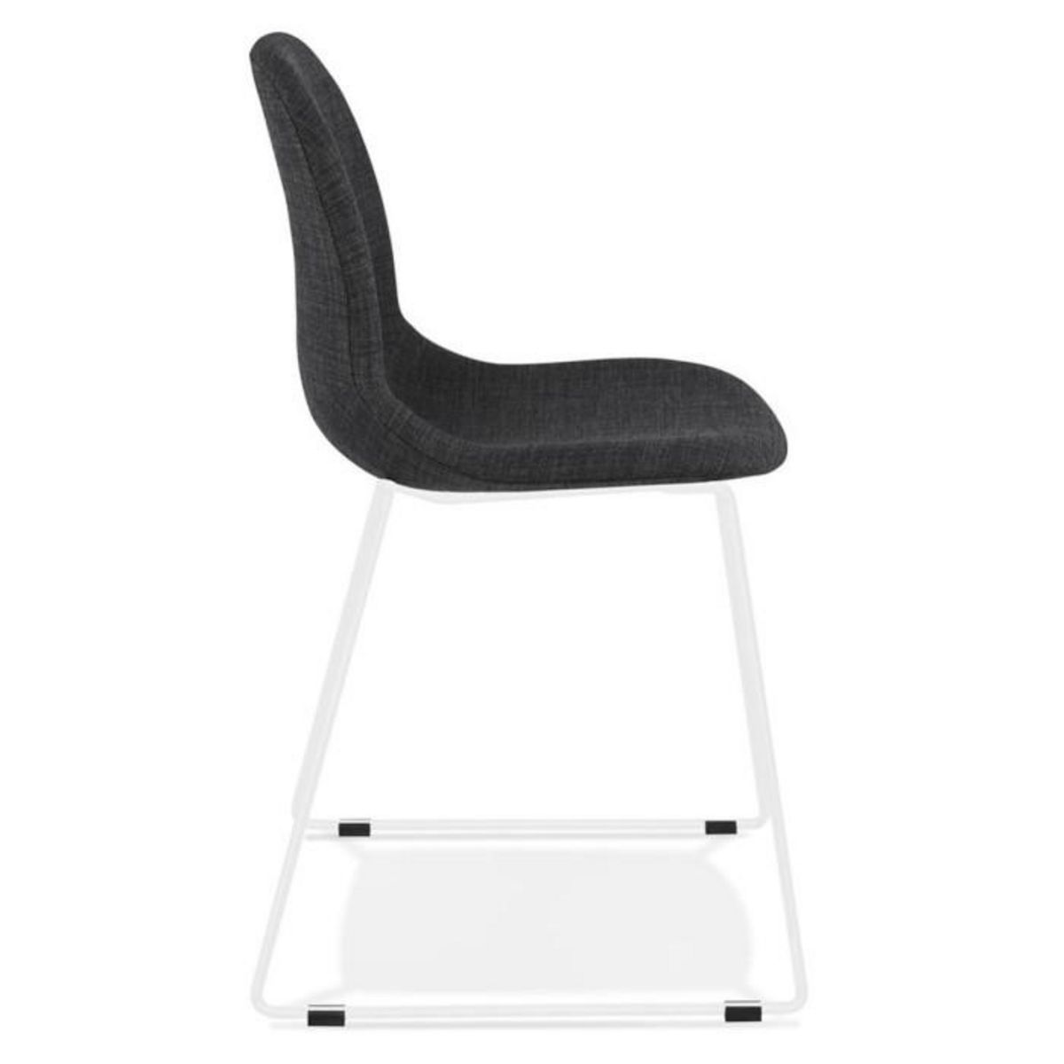 Paris Prix Chaise Design  Sluna  85cm Gris Foncé & Blanc