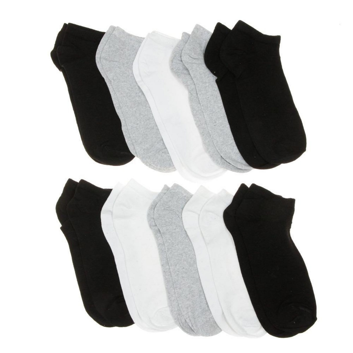TWINDAY X10 Paires de chaussettes / /Grises Homme Twinday 1/242/59