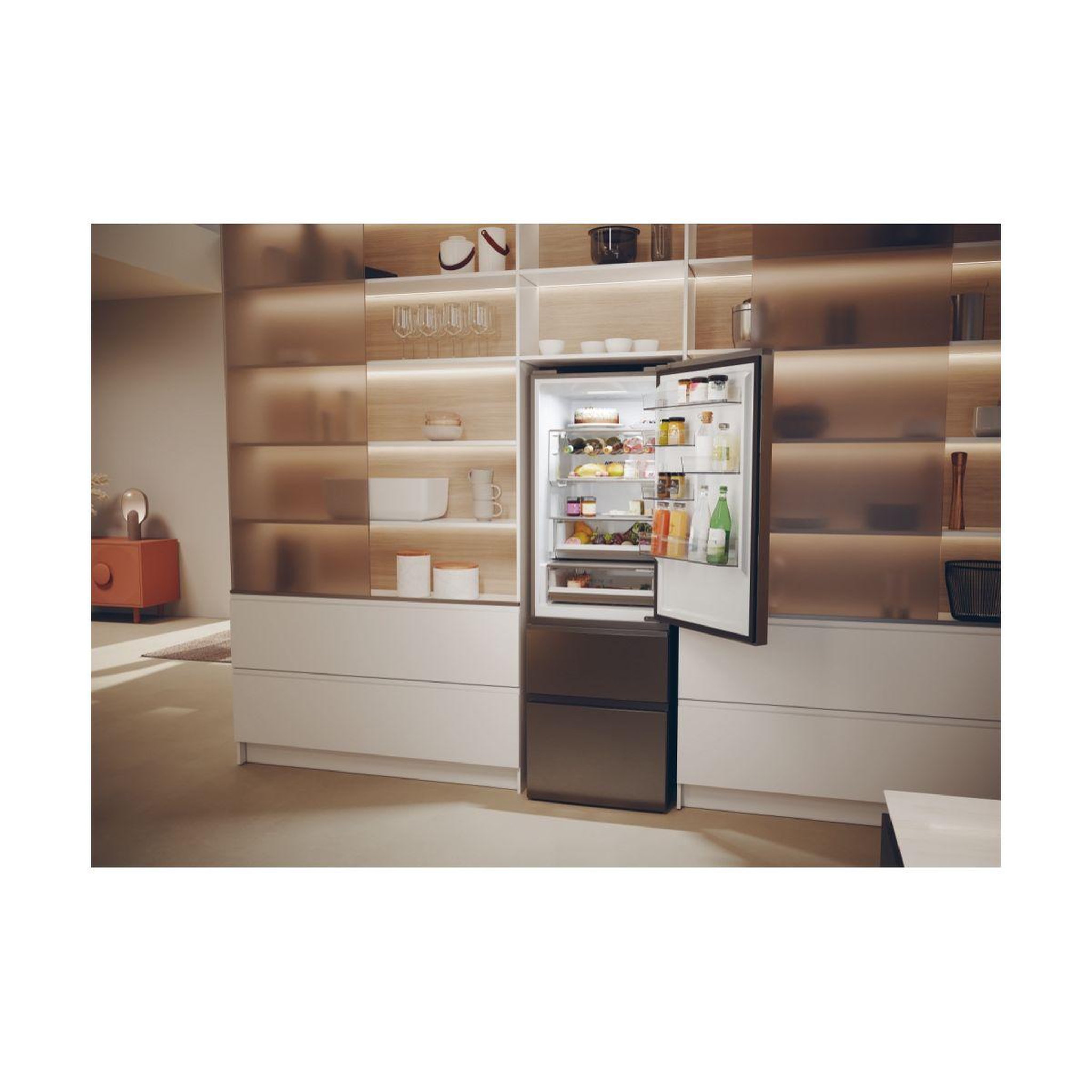Voir la diapositive 3 : HAIER Réfrigérateur combiné htw5618cnmp