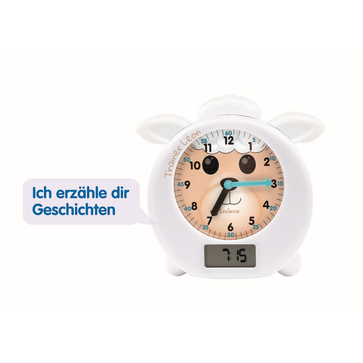 Lexibook LEON mon Réveil Éducatif Coach de Sommeil (Allemand)